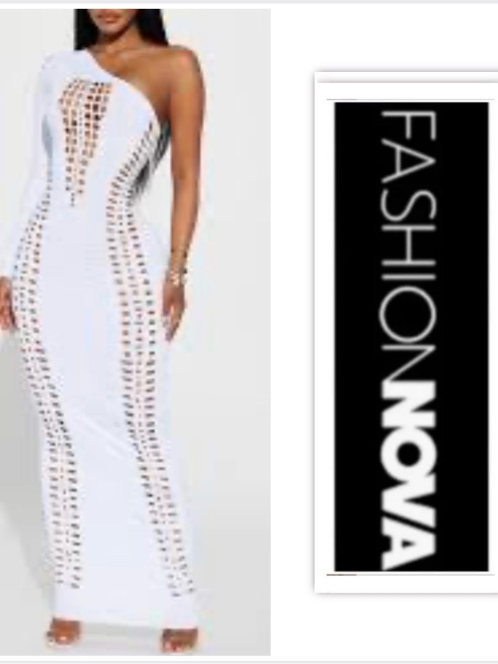 Fashion Nova Show Me Off Maxi Dress